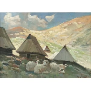 Michał STAŃKO (1901-1969), Owce na hali, 1937