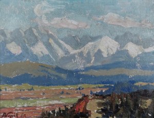 Franciszek WÓJCIK (1903-1984), Widok na Tatry, 1960