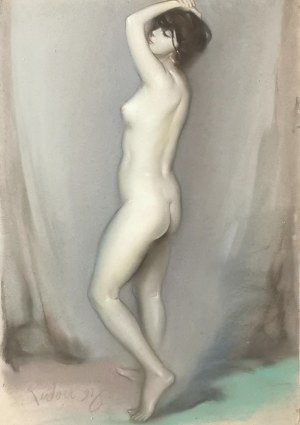 Józef KIDOŃ (1890-1968), Akt stojącej kobiety, 1928