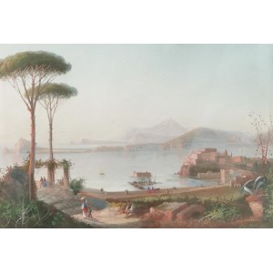 Gioacchino LA PIRA (1839-1870), Widok na Pozzuoli