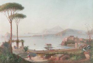 Gioacchino LA PIRA (1839-1870), Widok na Pozzuoli