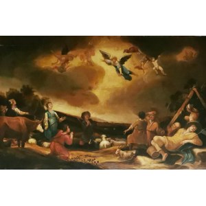 Frans Marcus SMITS (1760-1833) - przypisywany, Zwiastowanie pasterzom