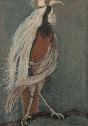 Cecylia WODNICKA-ZĄBKOWSKA (ur. 1926), Ptak z ZOO, 1980