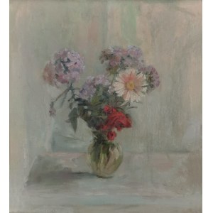 Stanislaw MAZUŚ (b. 1940), Flowers in a vase, 1977