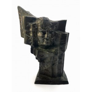 Gustaw ZEMŁA (b. 1931), Miniature of the monument to Wladyslaw Broniewski