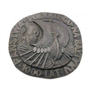 Edmund MAJKOWSKI (1929-2009), 1000 lat Państwa Polskiego na Bałtyku - medal pamiątkowy