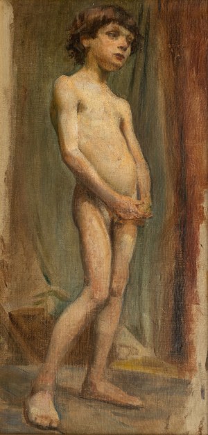 Stanisław Wyspiański (1869 Kraków - 1907 tamże), Akt chłopca, 1894