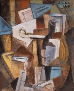Alicja Halicka (Kraków 1894 - Paryż 1975), Kompozycja kubistyczna z fajką