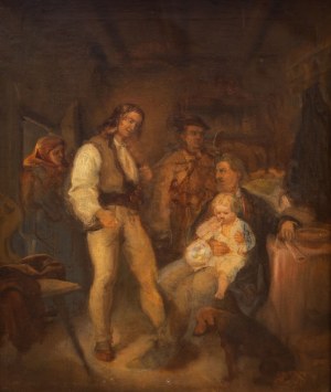Aleksander Kotsis (1836 Ludwinów, k.Krakowa – 1877 Podgórze, k.Krakowa), W gościnie u górali