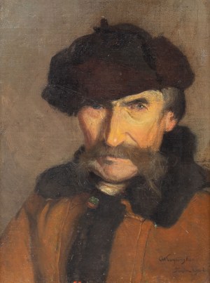 Alfons Karpiński (1875 Rozwadów - 1961 Kraków), Portret mężczyzny
