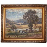 Albert Lipczinski (1876 Lebork - 1974 Sopot), Landscape