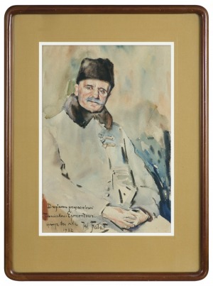 Fałat Julian, PORTRET MALARZA FRANCISZKA EJSMONDA, 1922