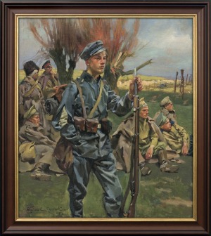 Kossak Wojciech, WNUK TYCH SPOD GROCHOWA I STOCZKA, 1916