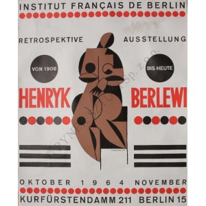 Henryk Berlewi (1894-1964), Plakat wystawy retrospektywnej w Berlinie (1964)
