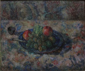 Tadeusz Cybulski (1878-1954), Martwa natura z owocami (1943)