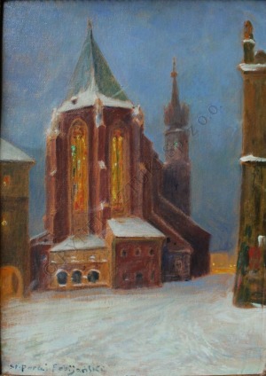 Stanisław Fabijański (1865-1947), Kościół Mariacki w Krakowie