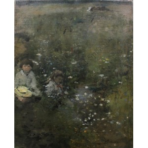 Kazimierz Pochwalski (1855-1940), Dzieci w ogrodzie