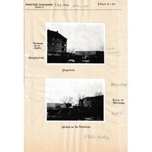 WROCŁAW. Dokumentacja nowo zbudowanych budynków przy Helmholtzstraße (obecnie ulica Widna), 26 I 193...