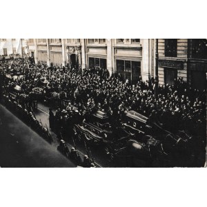 WARSZAWA. Uroczystości pogrzebowe marszałka Józefa Piłsudskiego w dniach 13-18 V 1935