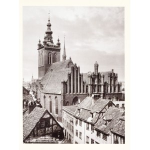 GDAŃSK. Kościół św. Katarzyny, fot. Rudolf Theodor Kuhn, Gdańsk 1895