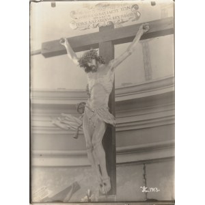 WEJHEROWO. Kalwaria Wejherowska – Kościół Trzech Krzyży, widok na Chrystusa na krzyżu