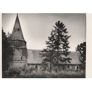 LUBIESZEWO (pow. nowodworski). Kościół św. Elżbiety Węgierskiej – dokumentacja zniszczeń wojennych