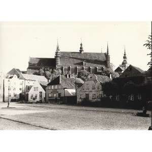 FROMBORK. Katedra, widok ogólny od strony rynku