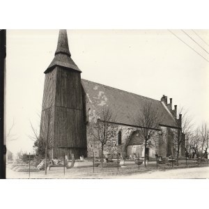 PĘCISZEWO (pow. braniewski). Kościół (zniszczony w czasie II wojny światowej)
