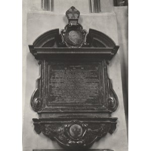 FROMBORK. Katedra – jedna z tablic epitafijnych