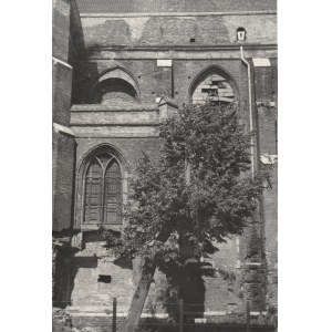GDAŃSK. Kościół św. Jana przed odbudową – fragment elewacji