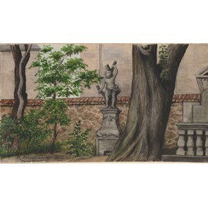CIEPLICE ŚLĄSKIE-ZDRÓJ (JELENIA GÓRA). Rzeźba przedstawiająca św. Sebastiana