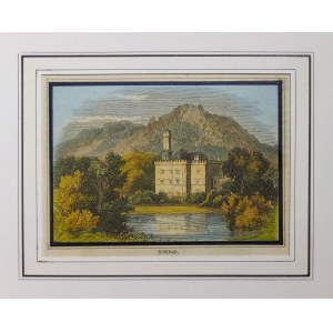 KARPNIKI (pow. jeleniogórski). Zamek w Karpnikach, anonim, ok. 1870