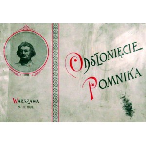 WARSZAWA. Album odsłonięcia pomnika Adama Mickiewicza w Warszawie 24 grudnia 1898 r.
