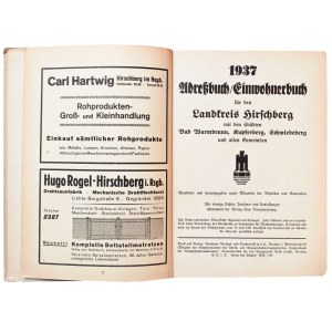 JELENIA GÓRA, CIEPLICE, MIEDZIANKA, KOWARY. Das Riesengebirge Einwohnerbuch des Landkreises Hirsc...