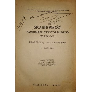 WARSZAWA. Skarbowość samorządu terytorialnego w Polsce. Zbiór obowiązujących...