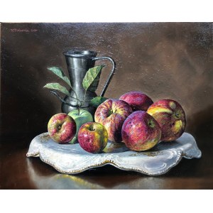 Wojciech Piekarski, Still Life with Apples