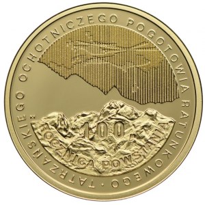 100 złotych 2009, 100. Rocznica Powstania TOPR