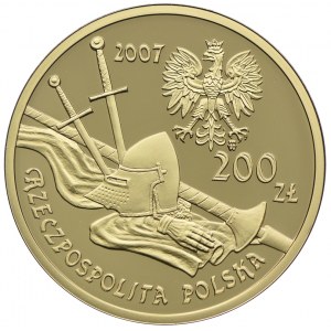 200 złotych 2007, Rycerz Ciężkozbrojny - XV wiek