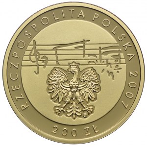 200 złotych 2007, 125. Rocznica Urodzin Karola Szymanowskiego