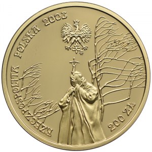 200 złotych 2003, Jan Paweł II - 25 Lat Pontyfikatu