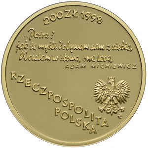 200 złotych 1998, Adam Mickiewicz