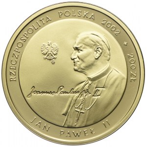 200 złotych 2002, Jan Paweł II