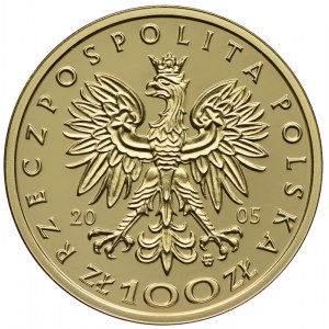 100 złotych 2005, August II Mocny