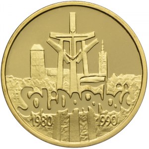 50000 złotych 1990, Solidarność 1980 - 1990