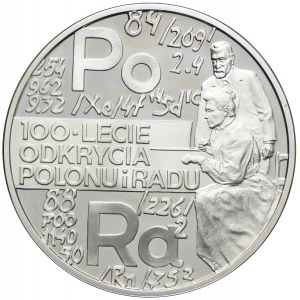 20 złotych 1998, 100 - lecie Odkrycia Polonu i Radu