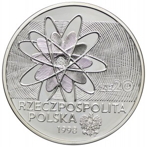 20 złotych 1998, 100 - lecie Odkrycia Polonu i Radu