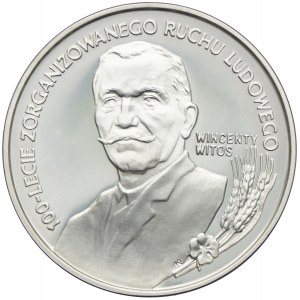 10 złotych 1995, 100-lecie Zorganizowanego Ruchu Ludowego - Wincenty Witos