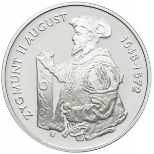 10 złotych 1996, Zygmunt II August, półpostać