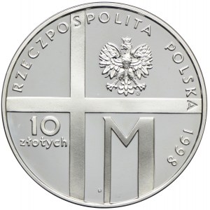 10 złotych 1998, XX-lecie Pontyfikatu Jan Paweł II