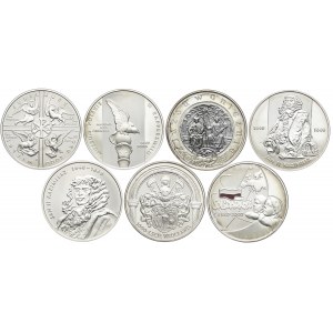 Zestaw monet, 10 złotych 2000 (7 szt.)